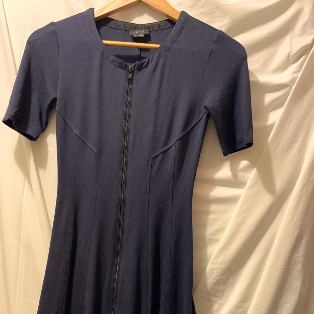 Short navy dress